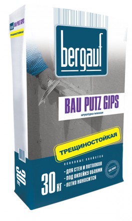 Штукатурка Bergauf Bau Putz Gips, 30 кг